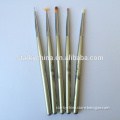 New 5 pcs Set Brush Tool Acrylic Nail Art Painting UV Gel Drawing Engraved Pen